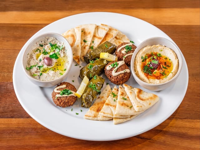 Mixed Appetizer Plate.