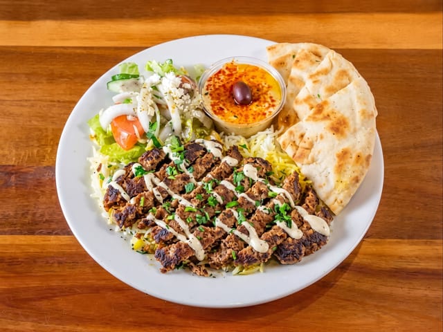 Kofta Kebab Plate.