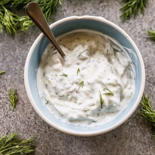 HOMEMADE TZATZIKI SAUCE With 2 Pita