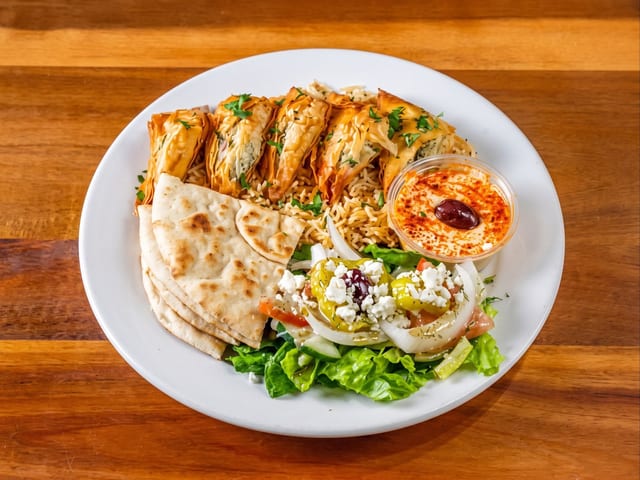 Spanakopita Plate.