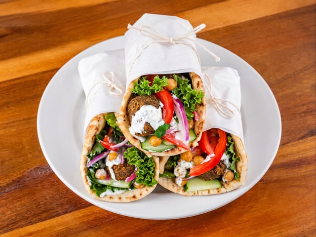 Falafel Gyro Combo.