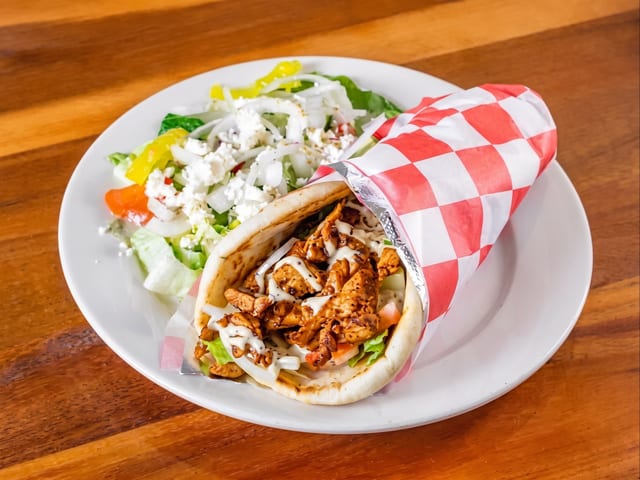 Chicken Gyro Combo.