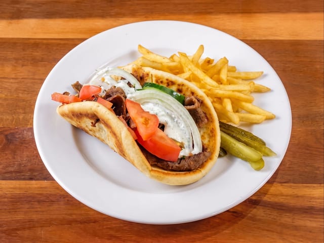 Lamb Kofta Pita.