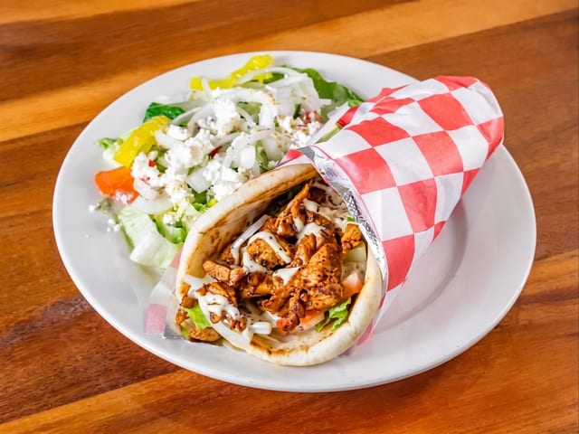 Chicken Gyro Combo.